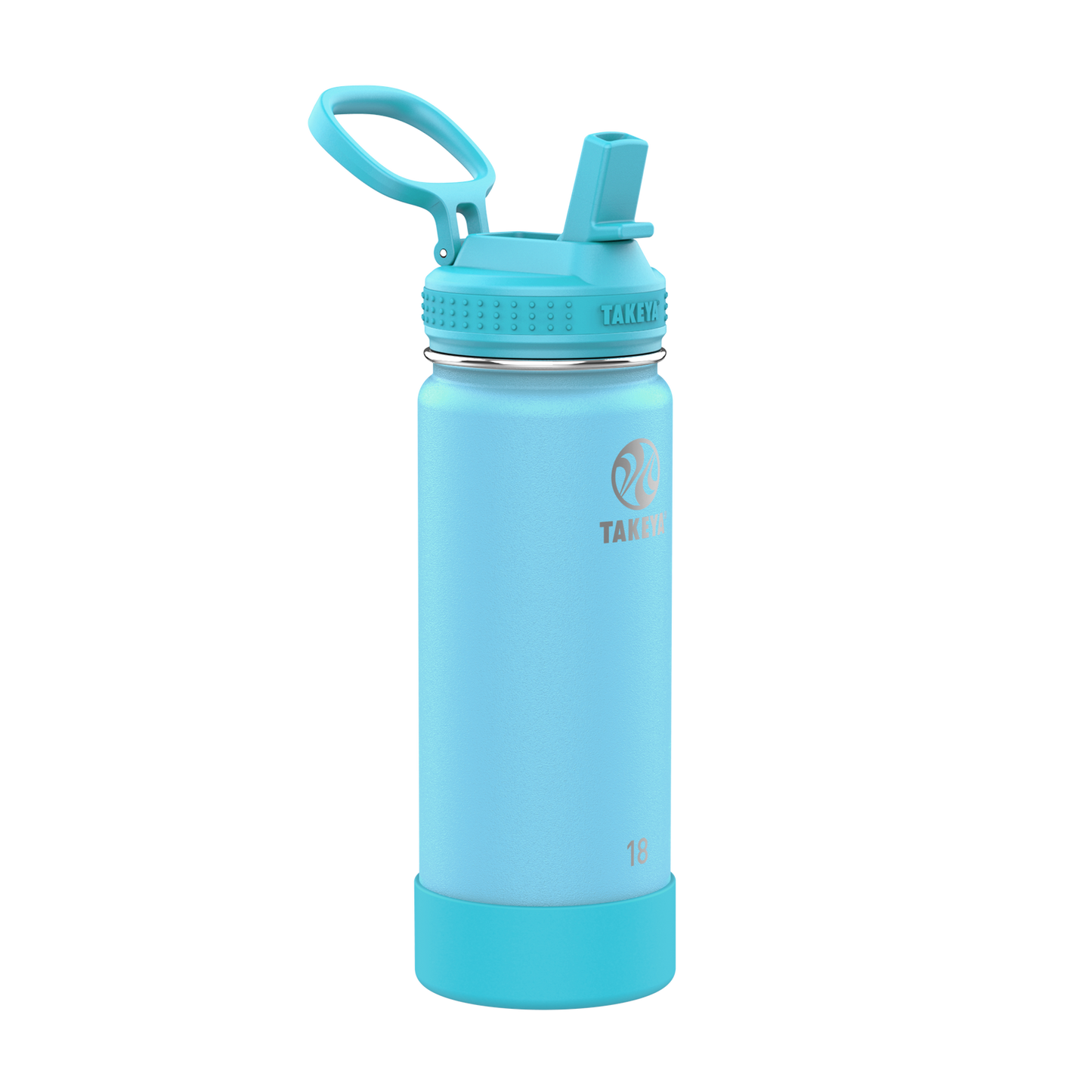 actives-kids-glow-in-the-dark-water-bottle-with-straw-lid-x8 51077-Actives-Kids-Straw-18-GID-GlowWormBlue-angle.png